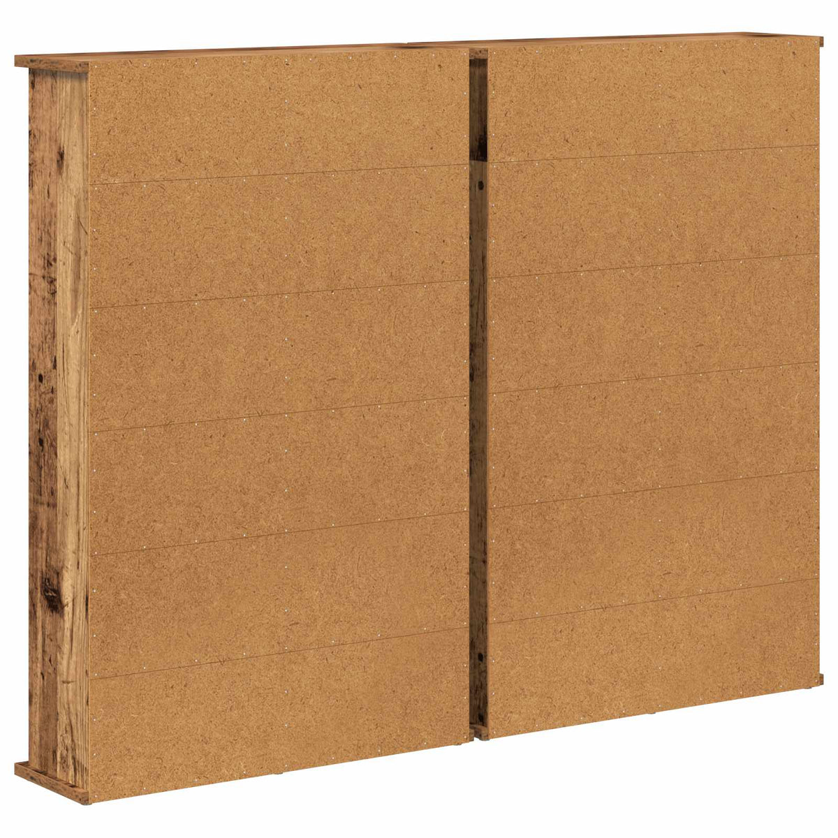 CD ormar 2 kom. Staro drvo 60 x 17 x 92 cm Konstruirano drvo