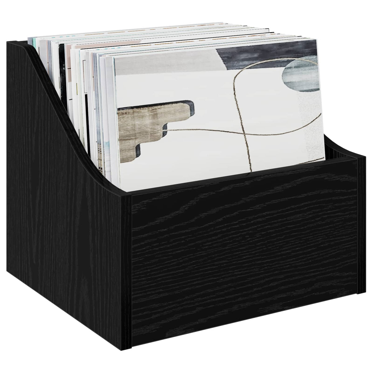 Kutija za LP ploče Crni hrast 37 x 33 x 32 cm Konstruirano drvo