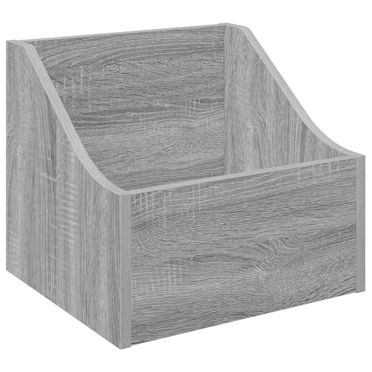 Kutija za LP ploče 2 kom. Siva Sonoma 37 x 33 x 32 cm