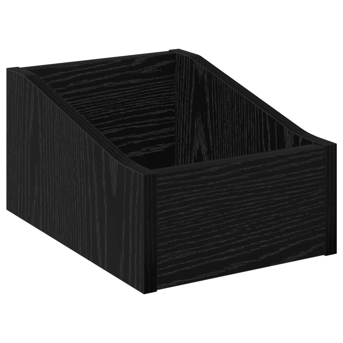 Kutija za LP ploče 2 kom. Crni hrast 23 x 33 x 16 cm