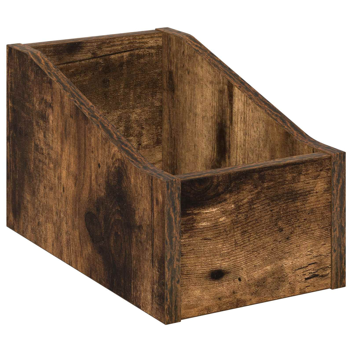 Kutija za LP ploče 2 kom. Dimljeni hrast 18 x 32 x 18 cm