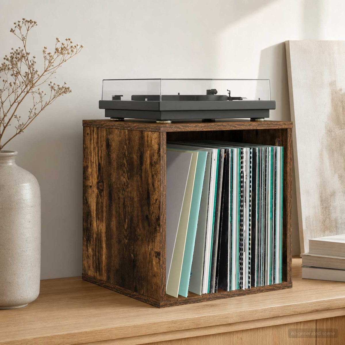 Kutija za vinilne albume 37 x 36,5 x 38 cm