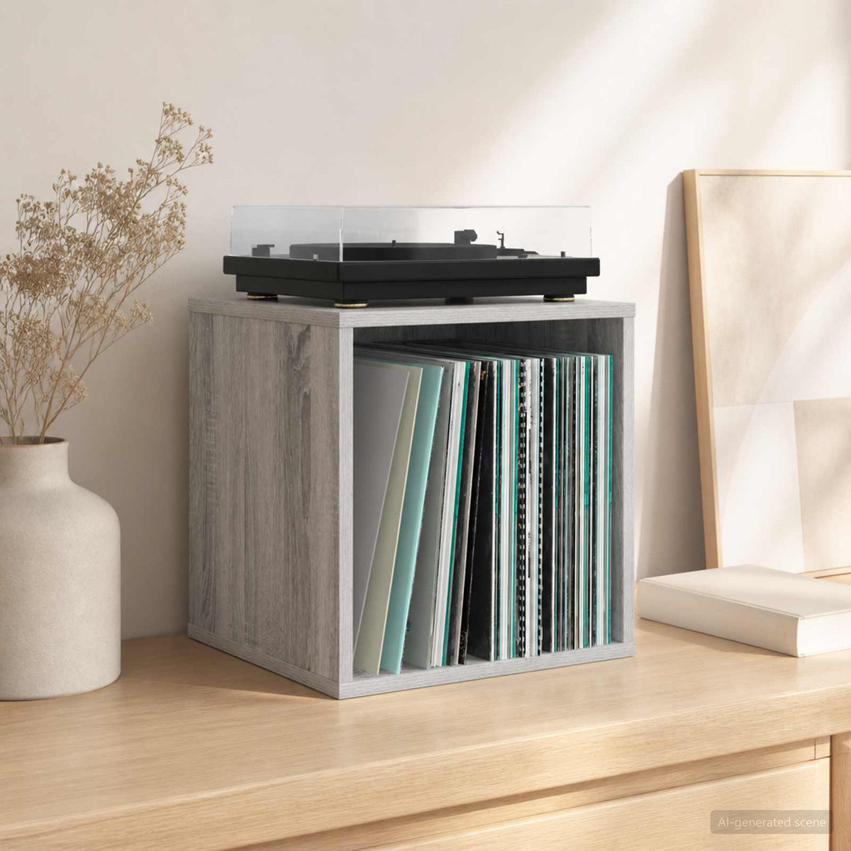 Kutija za vinilne albume 37 x 36,5 x 38 cm