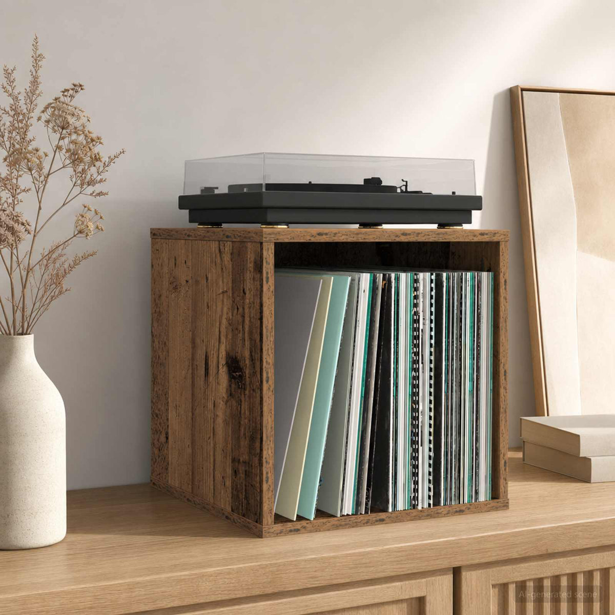 Kutija za vinilne albume 37 x 36,5 x 38 cm