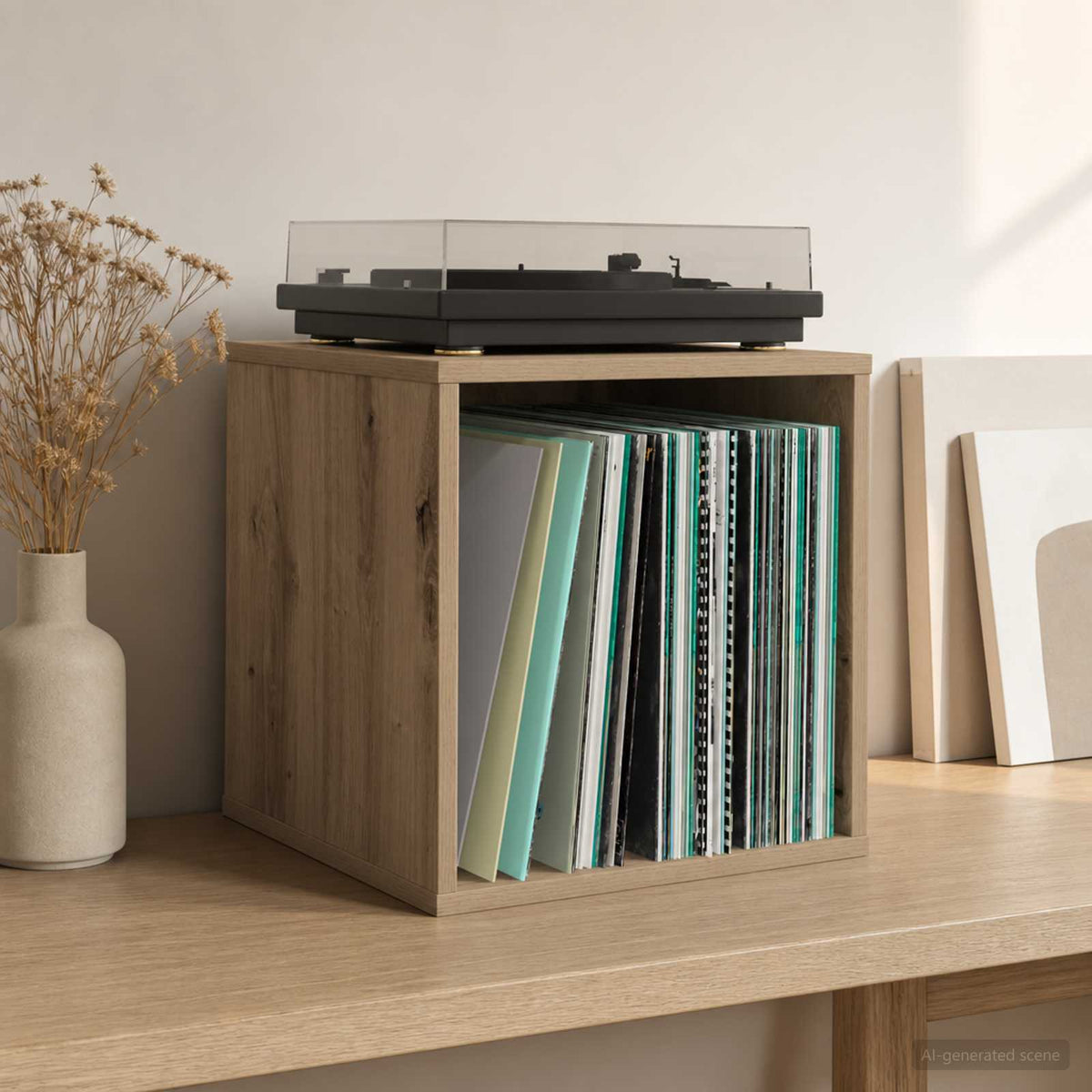 Kutija za vinilne albume 37 x 36,5 x 38 cm