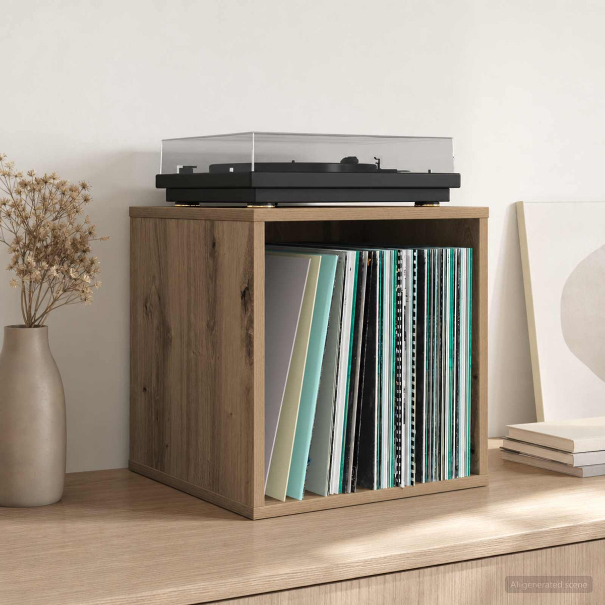 Kutija za vinilne albume 37 x 36,5 x 38 cm