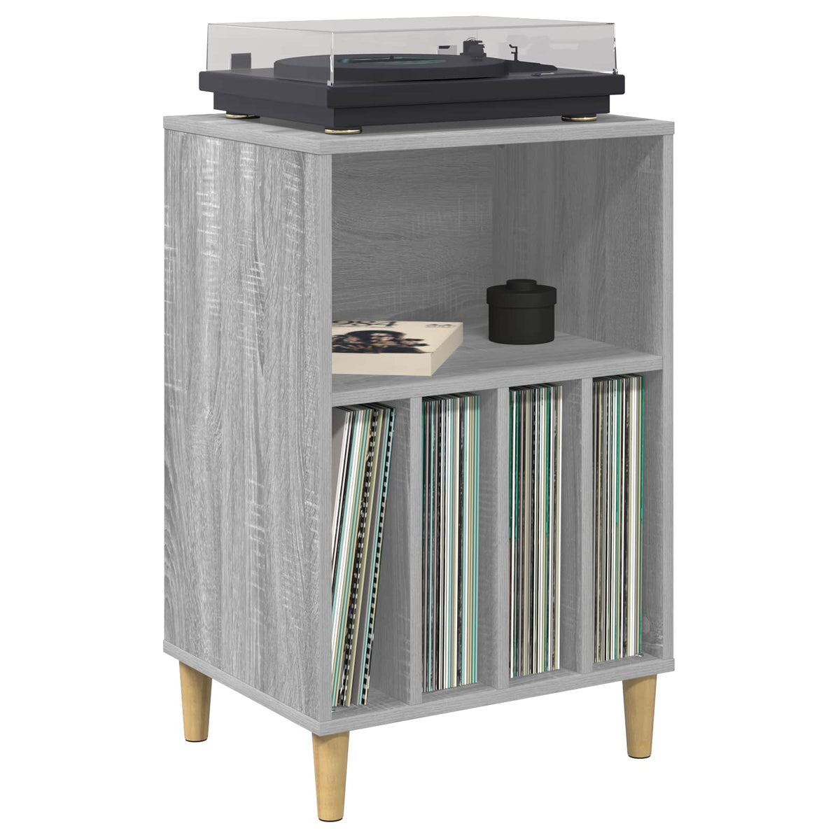 Stalak za gramofon Siva Sonoma 47 x 39,5 x 74,5 cm