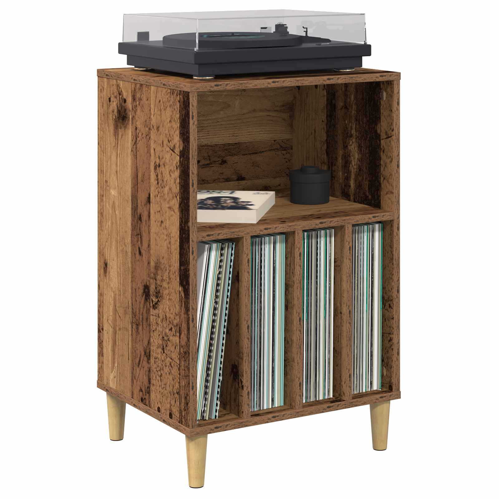 Stalak za gramofon Drvo hrasta 47 x 39,5 x 74,5 cm