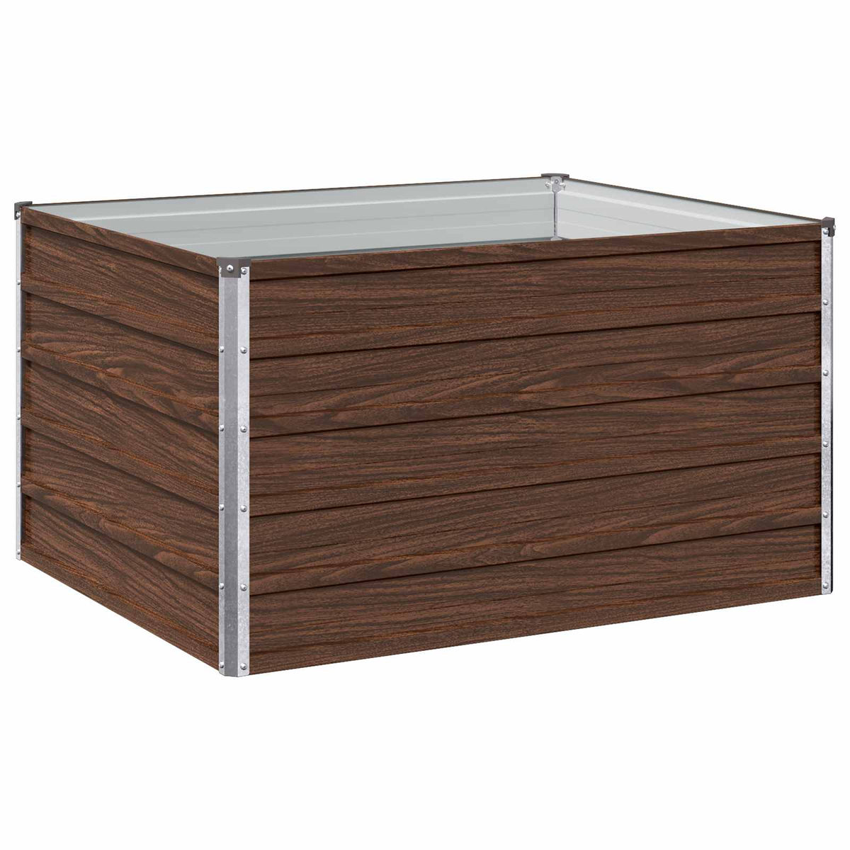 Povišeni vrtni krevet Crna 100 x 80 x 55 cm