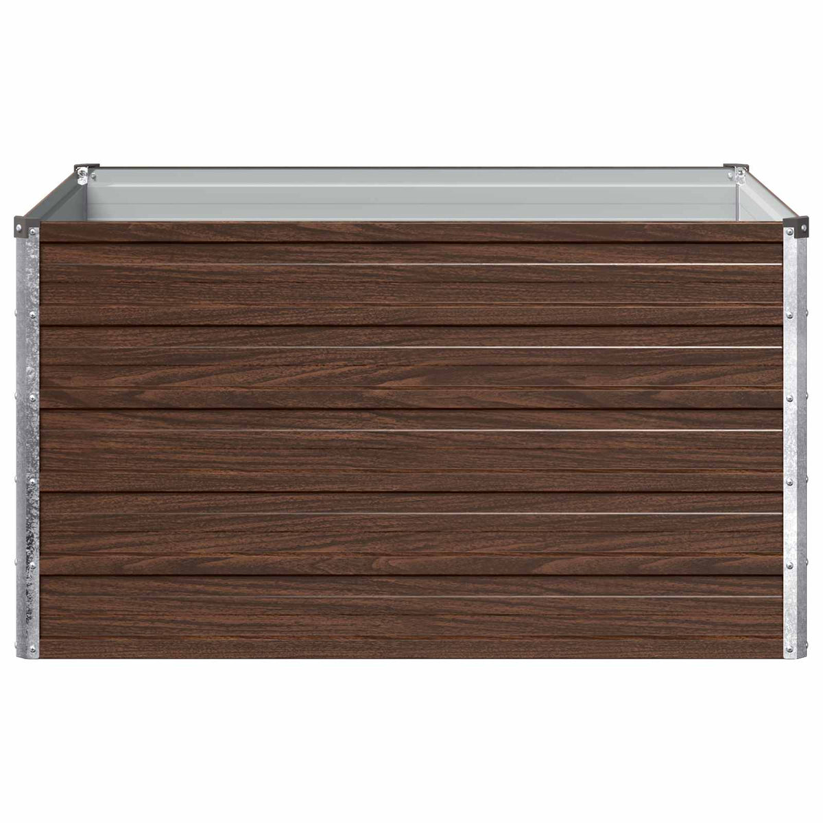 Povišeni vrtni krevet Crna 100 x 80 x 55 cm