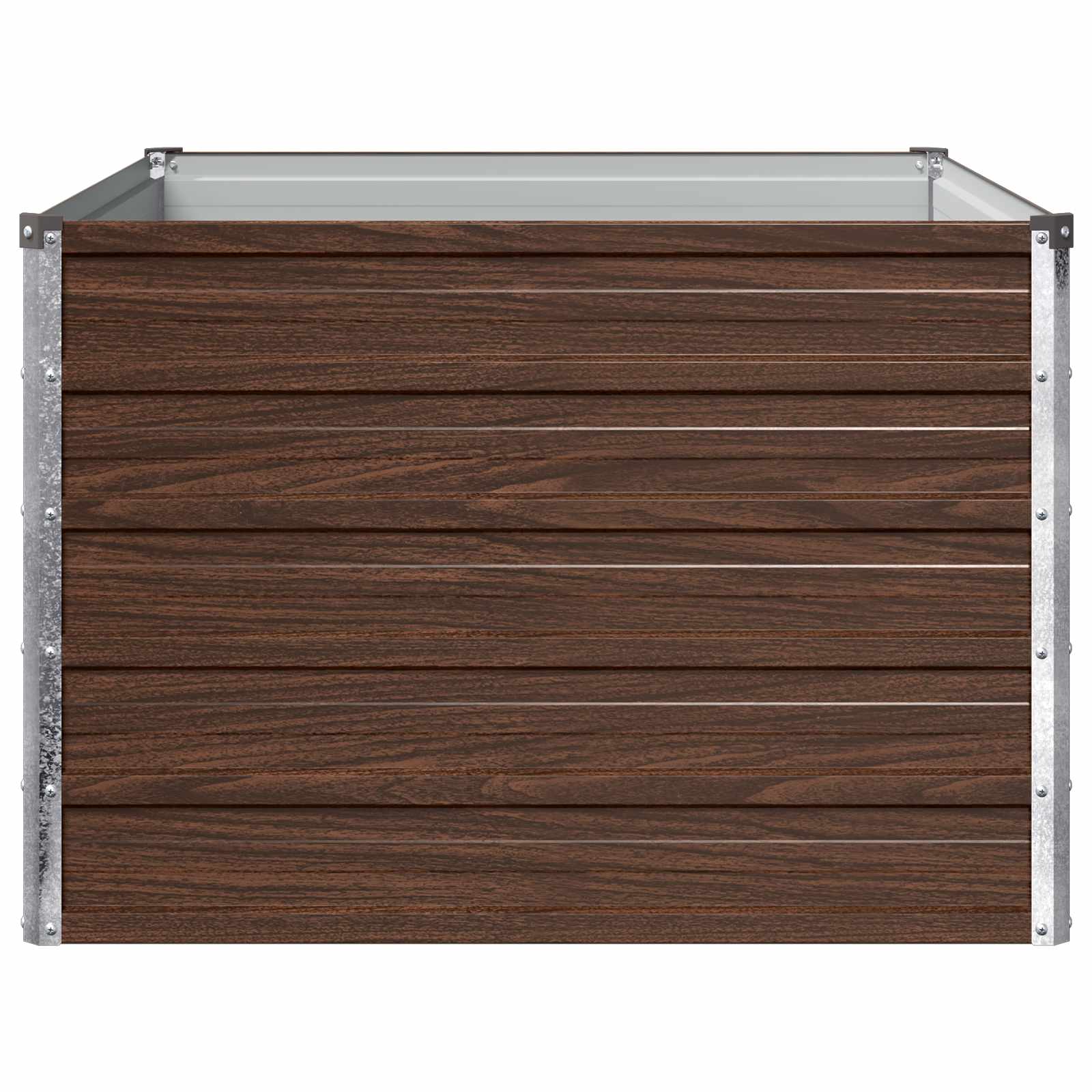 Povišeni vrtni krevet Crna 100 x 80 x 55 cm