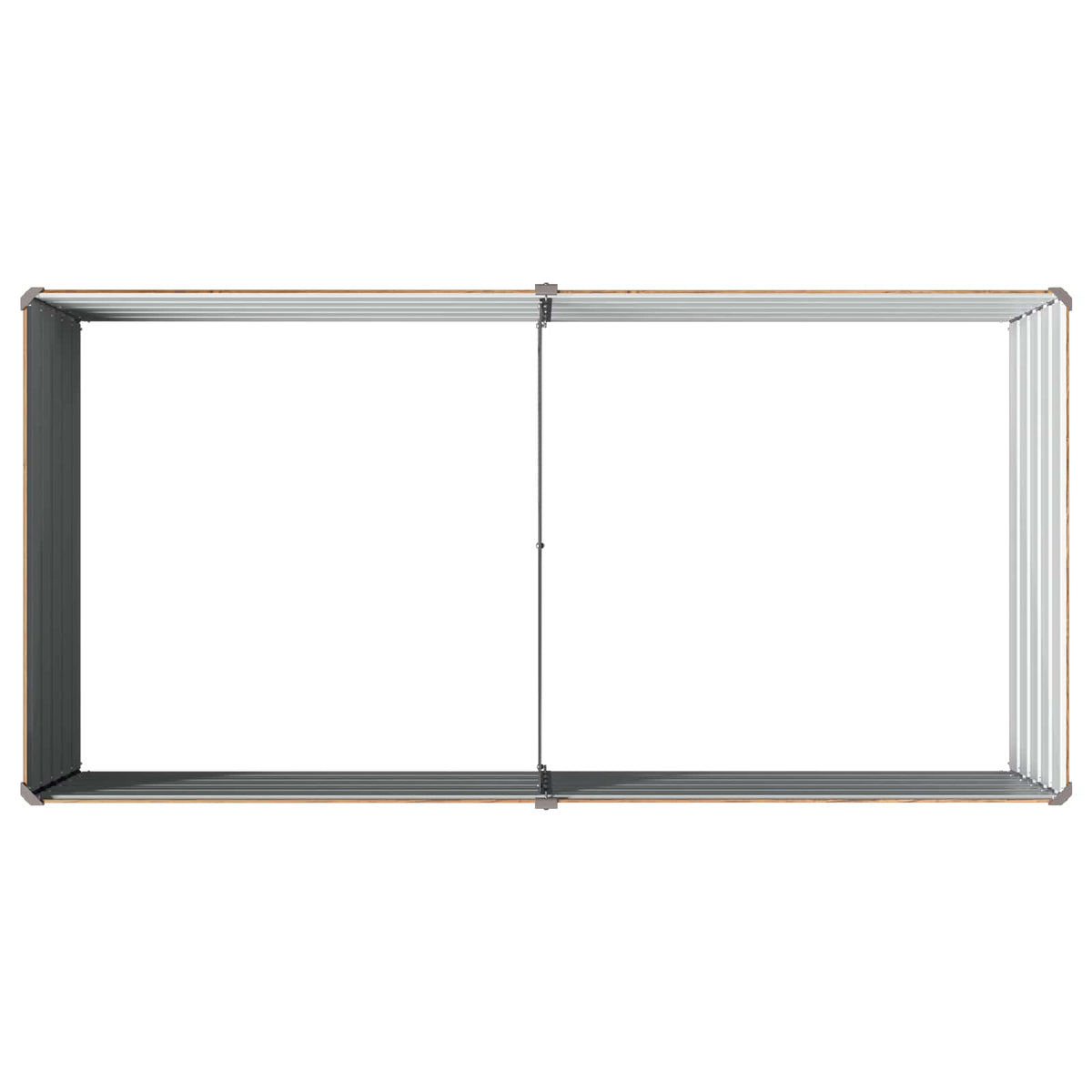 Povišeni vrtni krevet Drvena smeđa 160 x 80 x 55 cm
