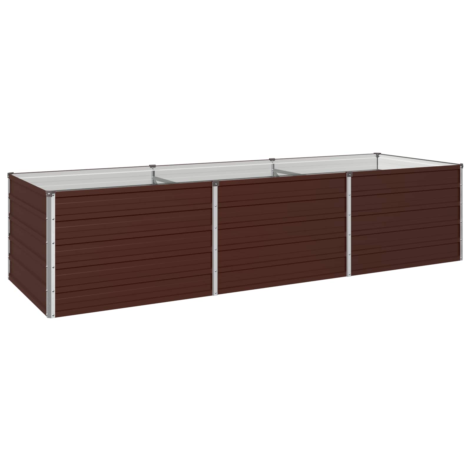 Povišeni vrtni krevet Smeđa 240 x 80 x 55 cm
