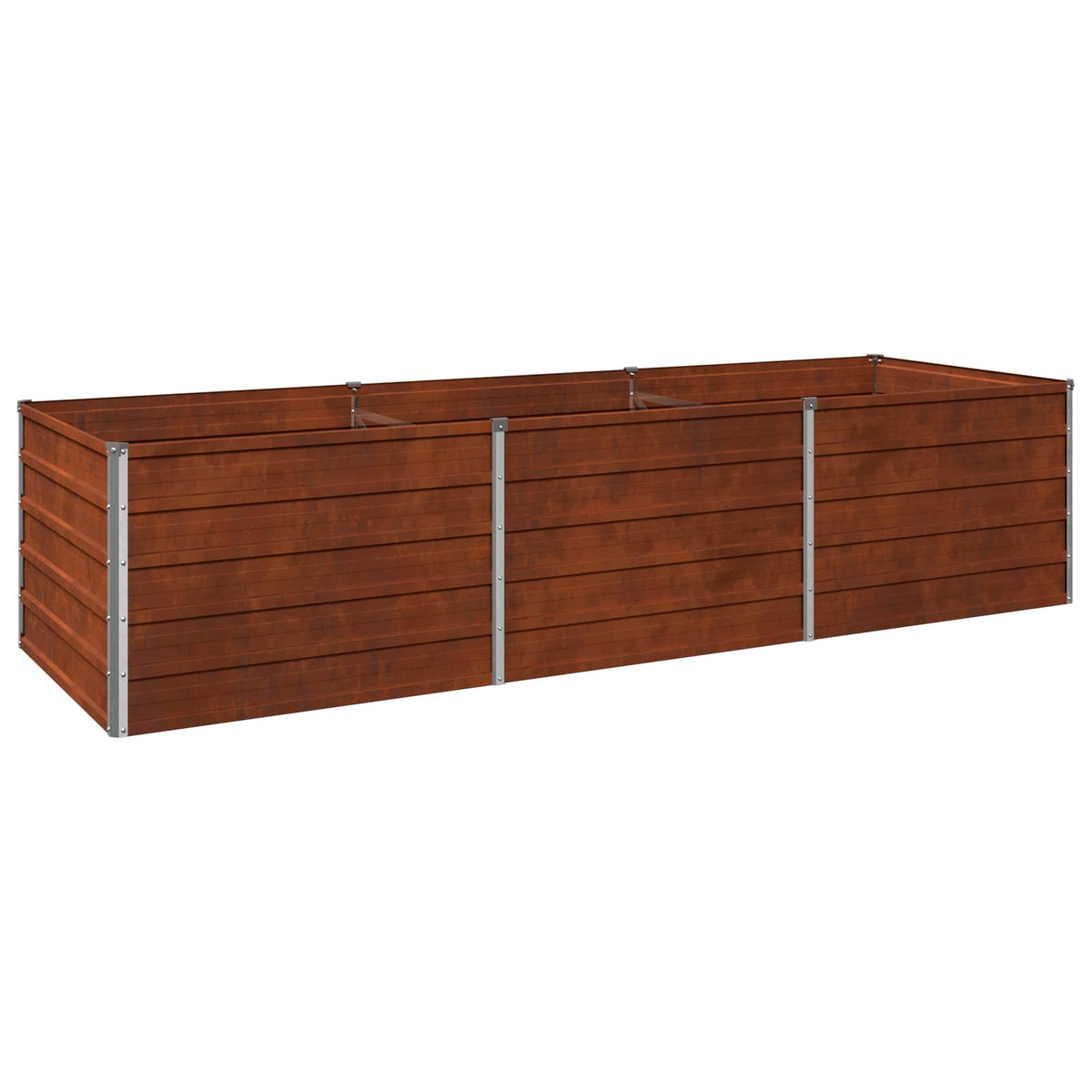 Povišeni vrtni krevet Rđa 240 x 80 x 55 cm corton