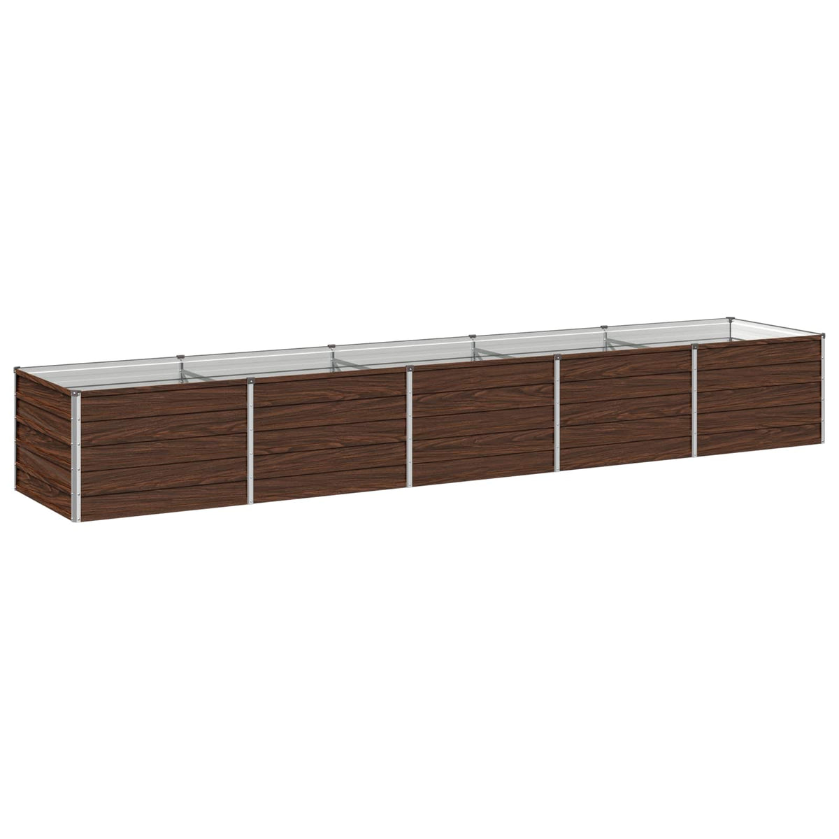 Povišeni vrtni krevet Crna 400 x 80 x 55 cm