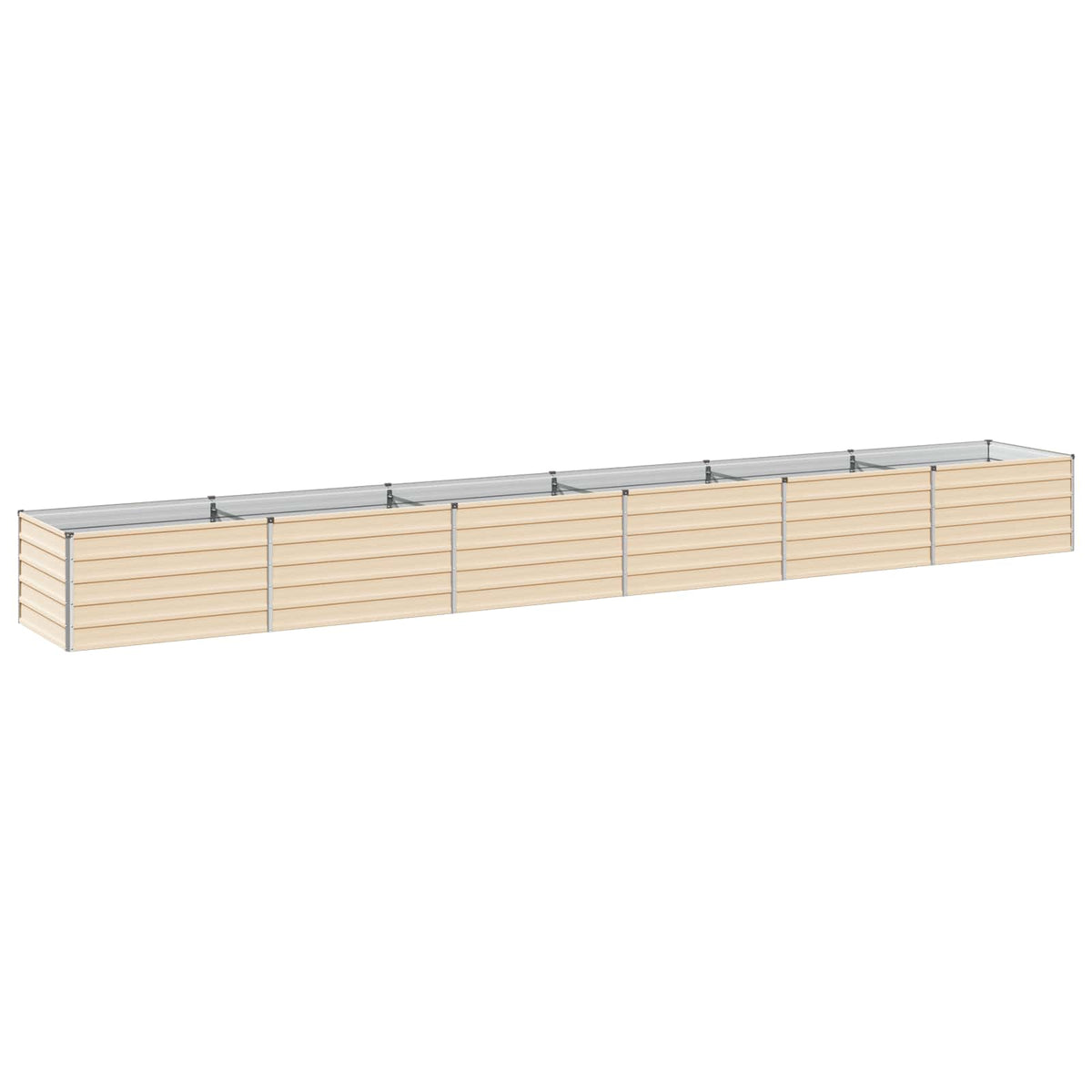 Povišeni vrtni krevet Slonovača 600 x 80 x 55 cm