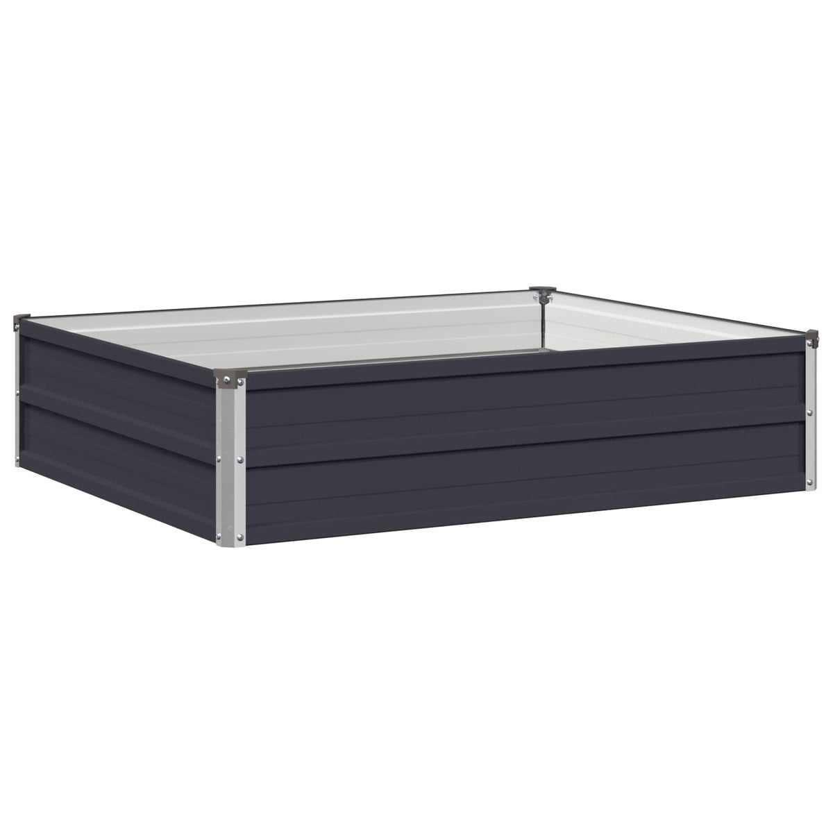 Povišeni vrtni krevet Antracit 100 x 80 x 24 cm