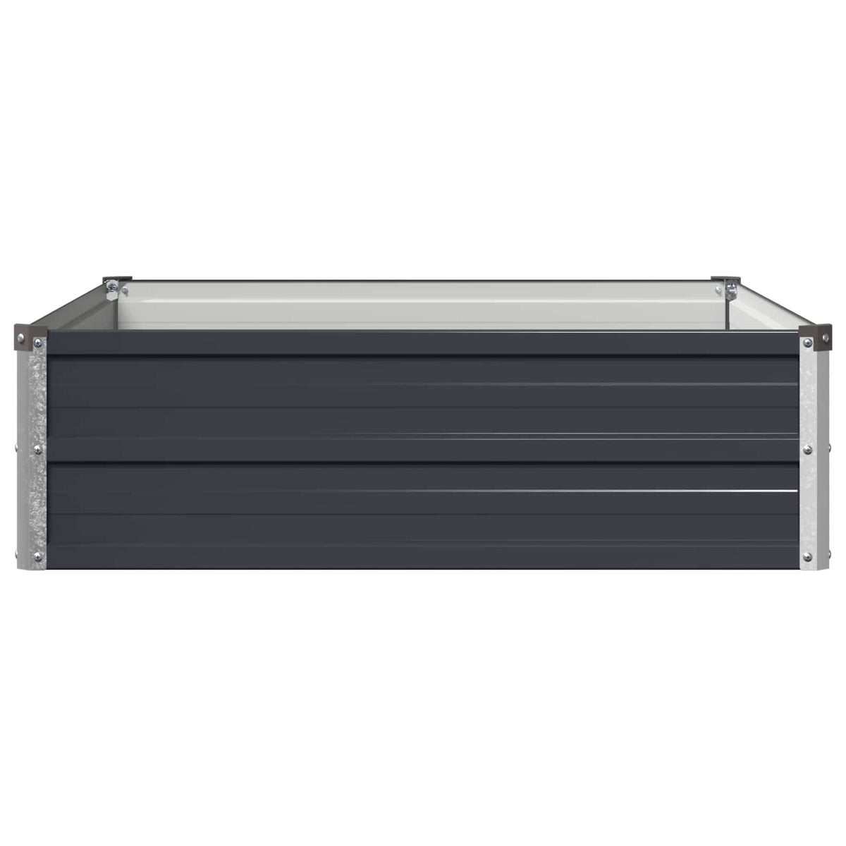 Povišeni vrtni krevet Antracit 100 x 80 x 24 cm