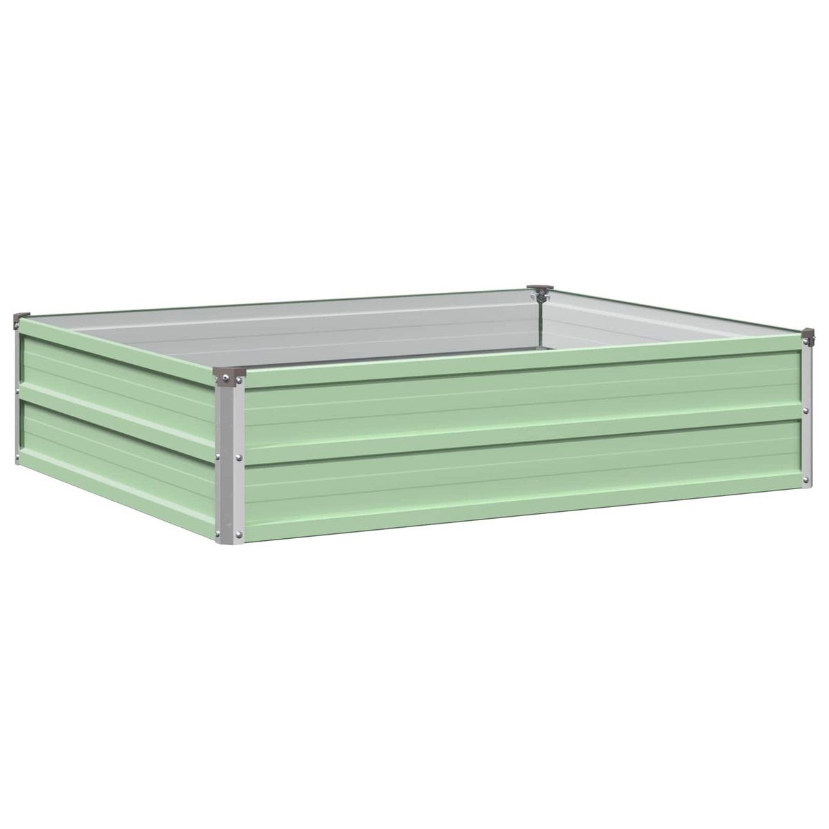 Povišeni vrtni krevet Pastelno zelena 100 x 80 x 24 cm