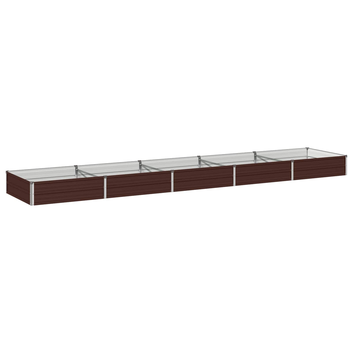 Povišeni vrtni krevet Smeđa 400 x 80 x 24 cm