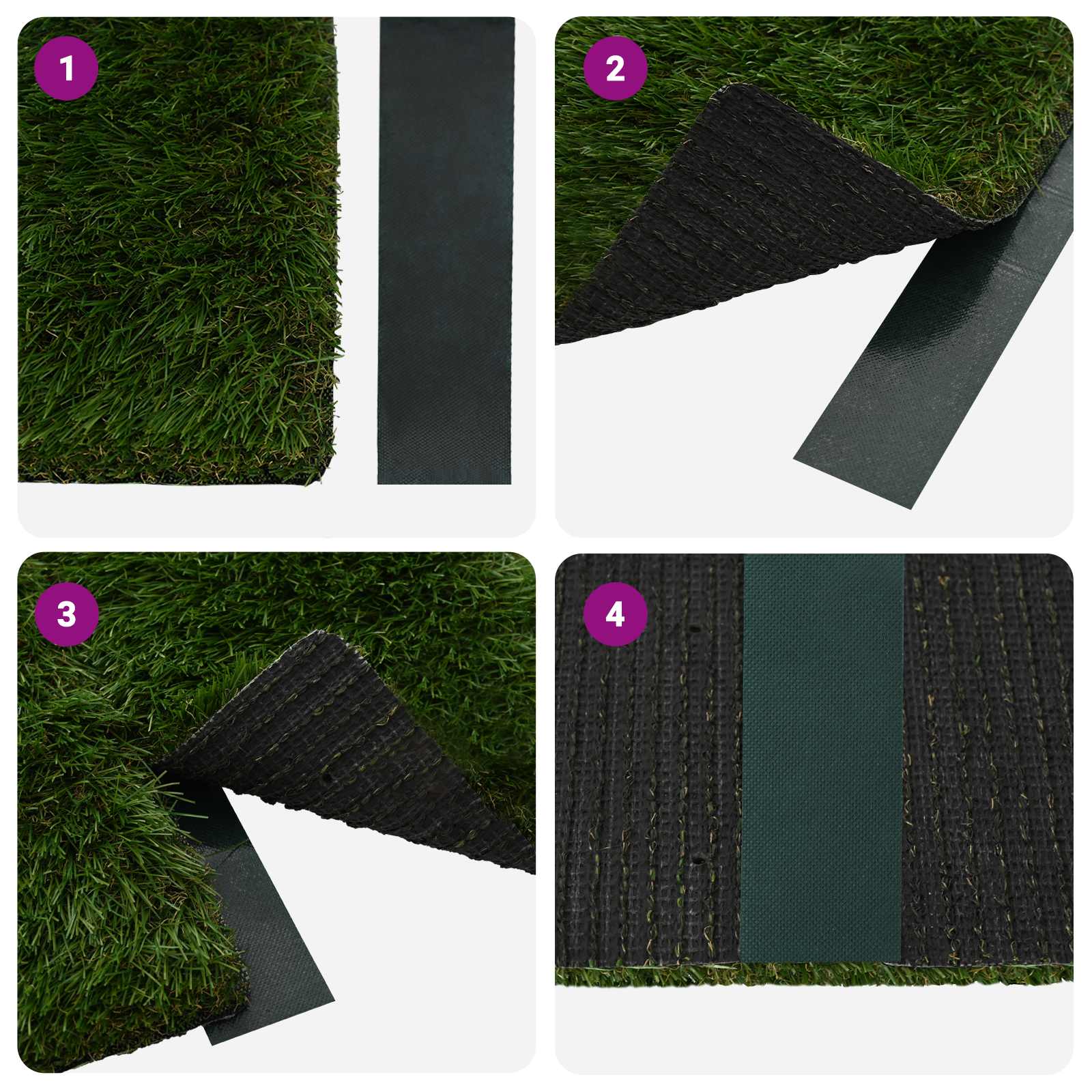 Traka za umjetnu travu samoljepljiva Zelena 5 cm x 20 m