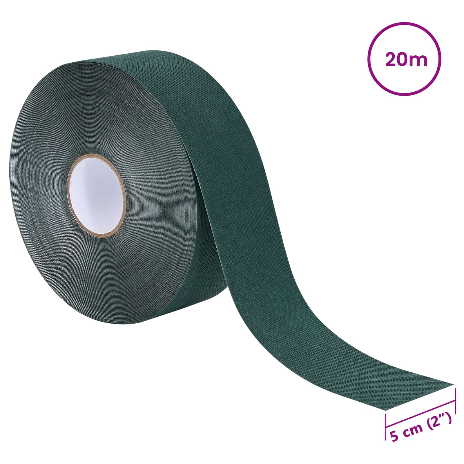 Traka za umjetnu travu samoljepljiva Zelena 5 cm x 20 m
