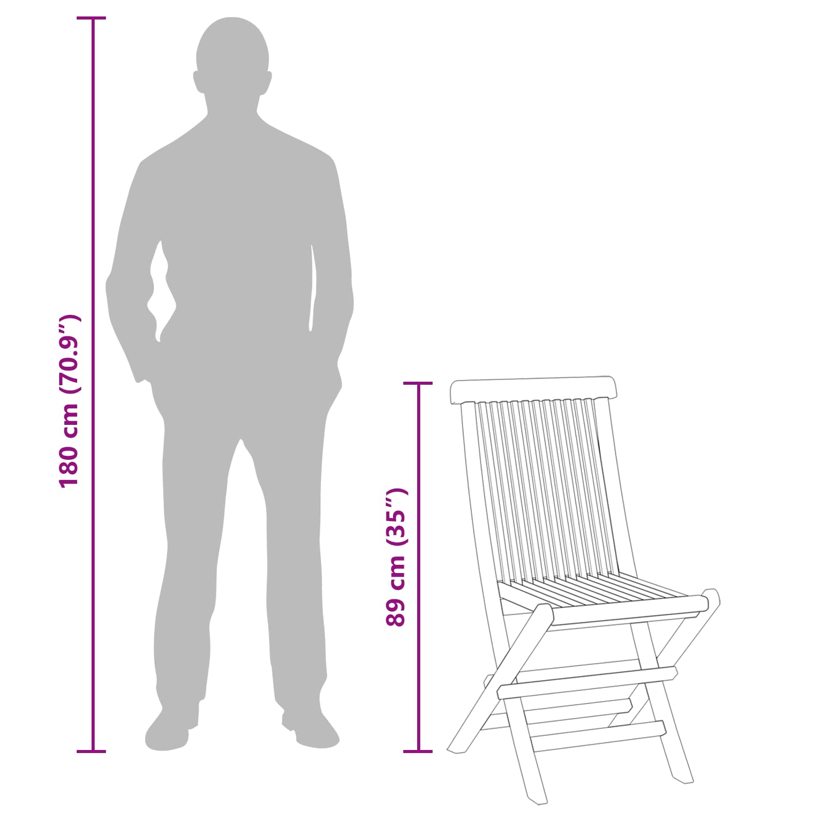 Bistro set za vrt 3 pcs Smeđa Masivno tikovno drvo