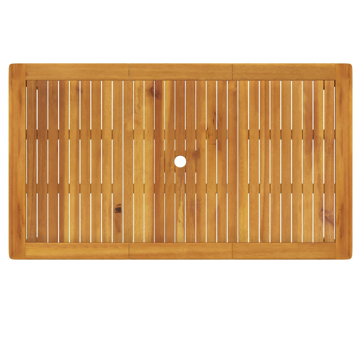 5-Piece Garden Dining Set Prirodna Čvrsto drvo akacije