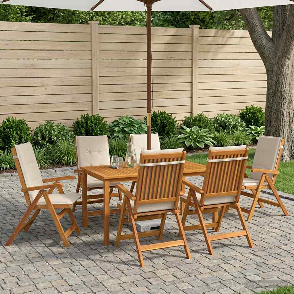 9-dijelni vrtni blagovaonski set 180x90x75 cm od masivnog bagremovog drva