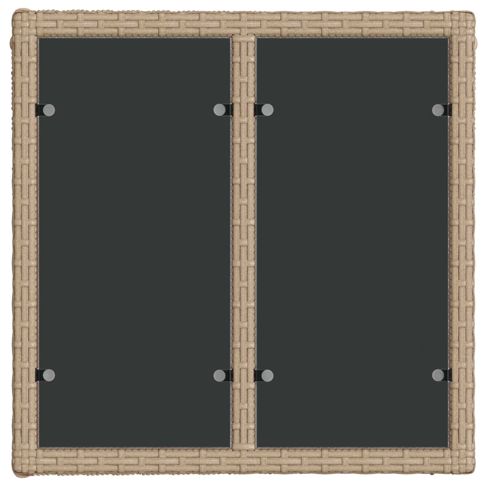 Sjedeća garnitura za vrt 14 kom. Bež poliratan
