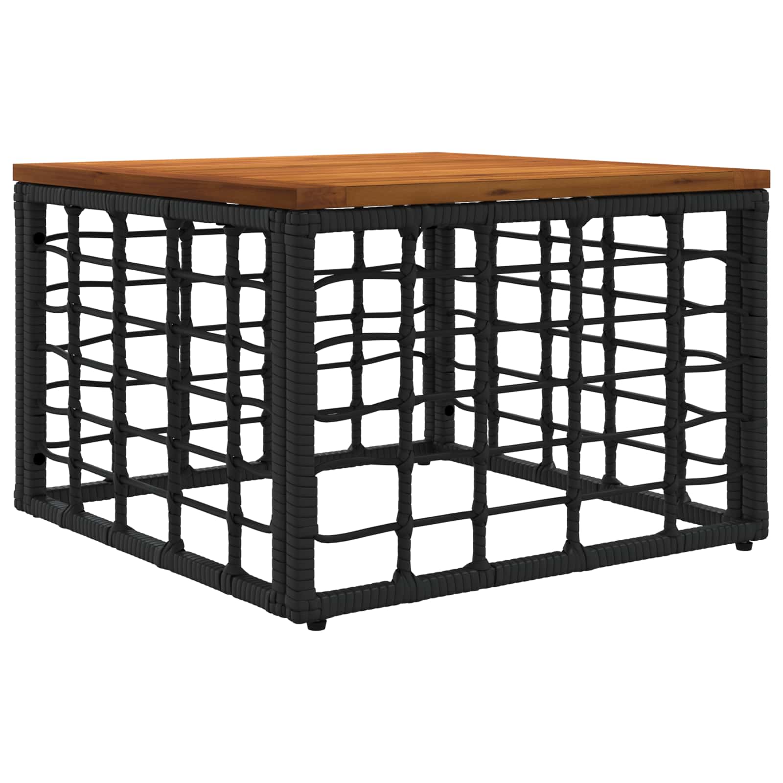 Set vanjskih sofa 6 kom. Crna i tamno siva Poliester