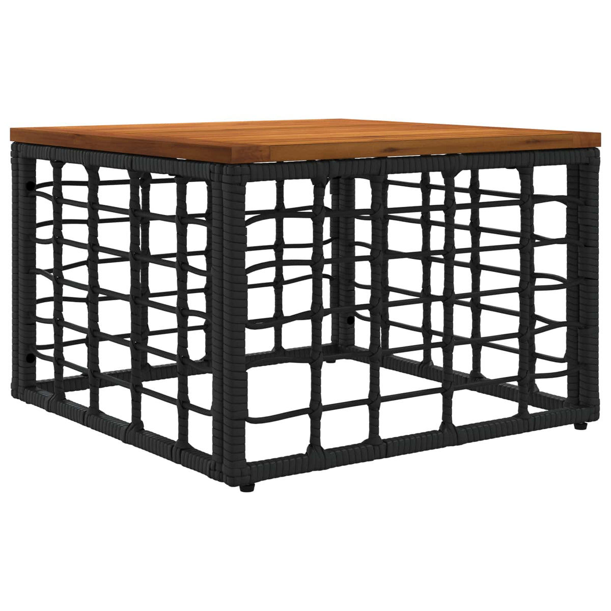Set vanjskih sofa 9 kom. Crna i tamno siva Poliester
