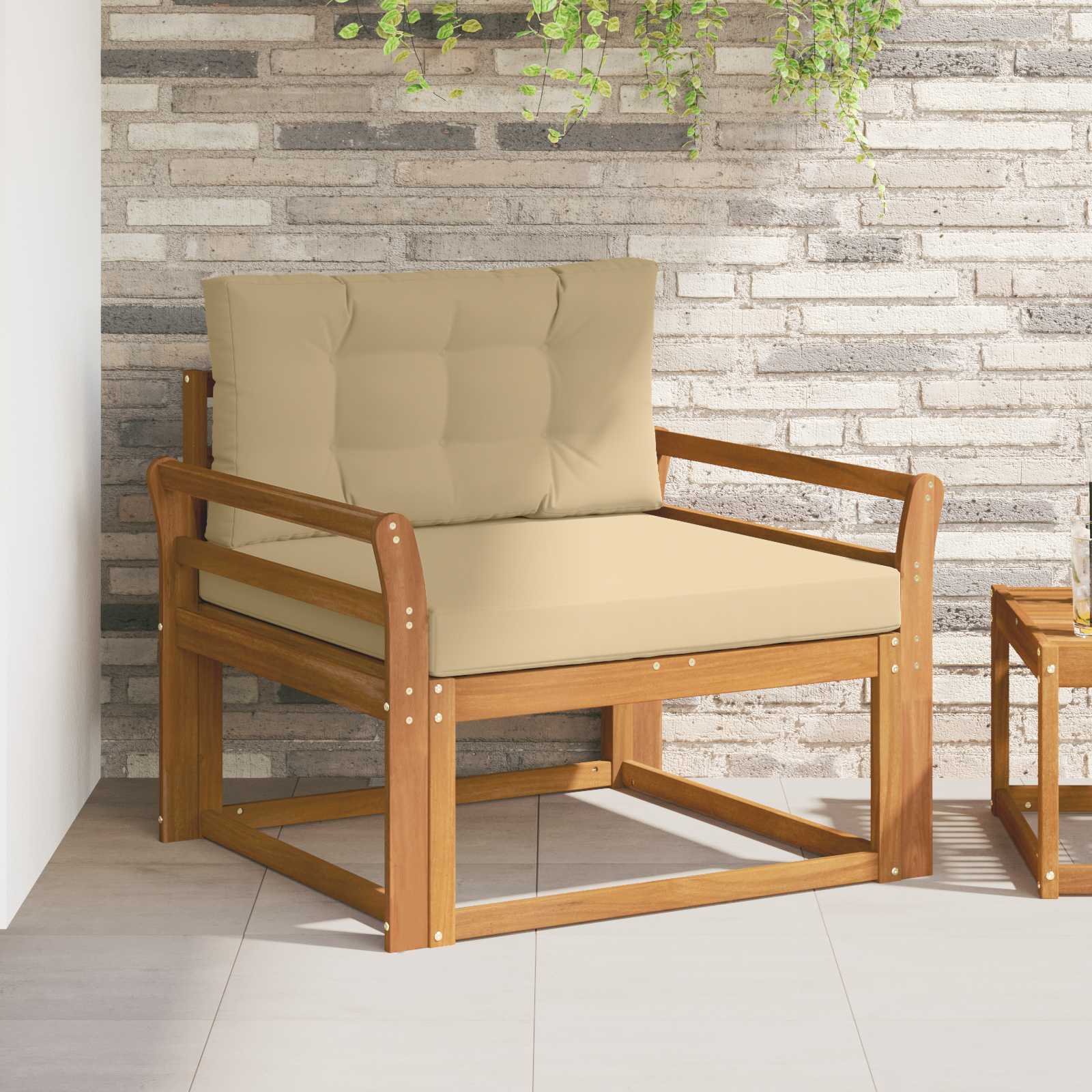 Srednja sofa za van Prirodna