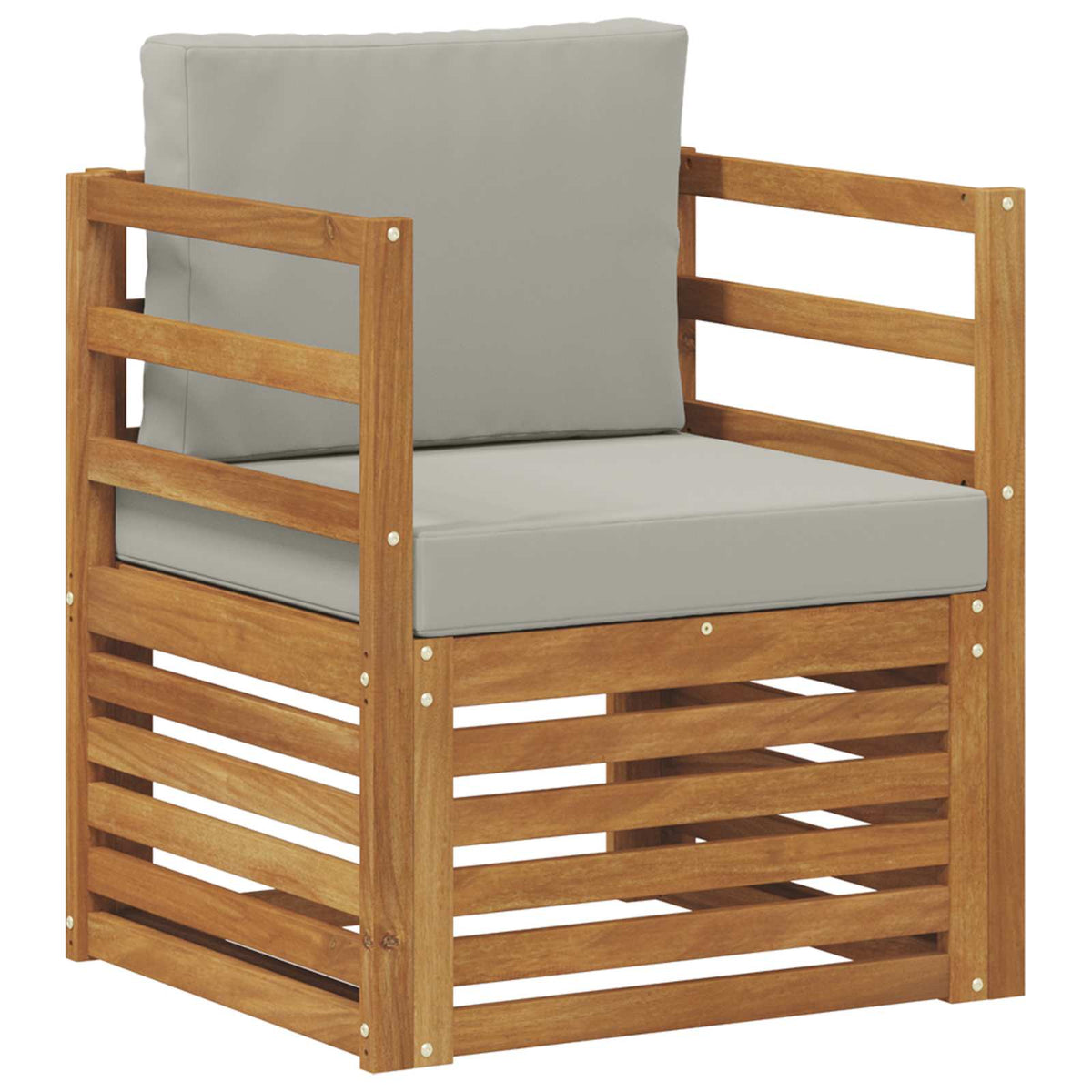Set vanjskih sofa Čvrsto drvo akacije i poliester