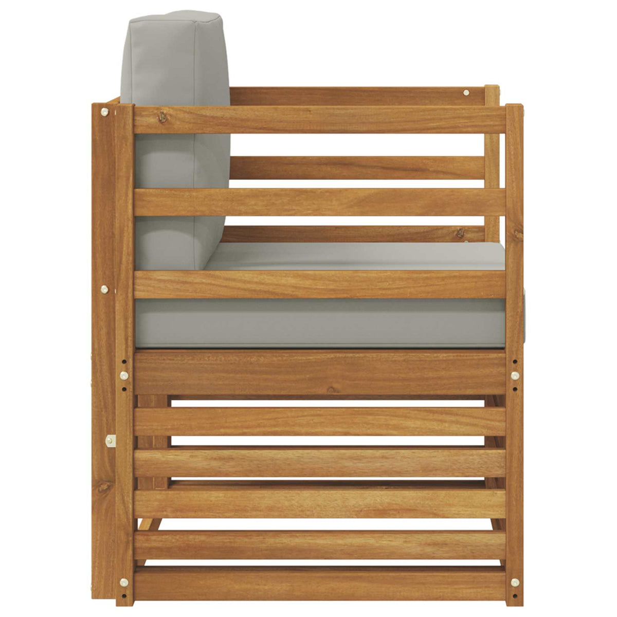Set vanjskih sofa Čvrsto drvo akacije i poliester