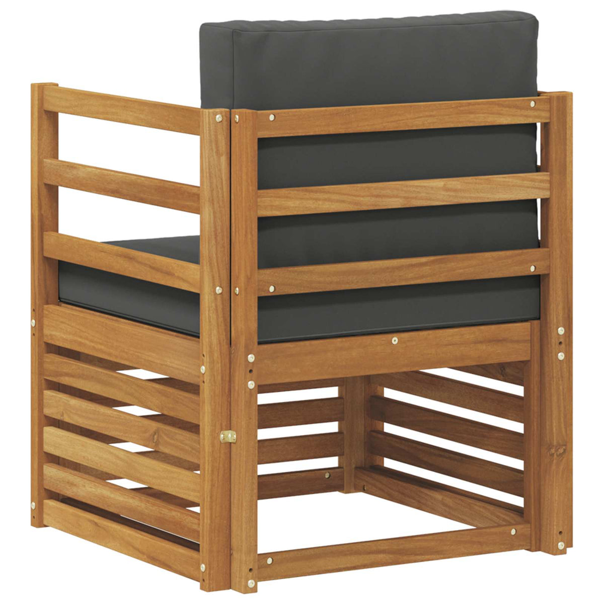 Set vanjskih sofa Čvrsto drvo akacije i poliester