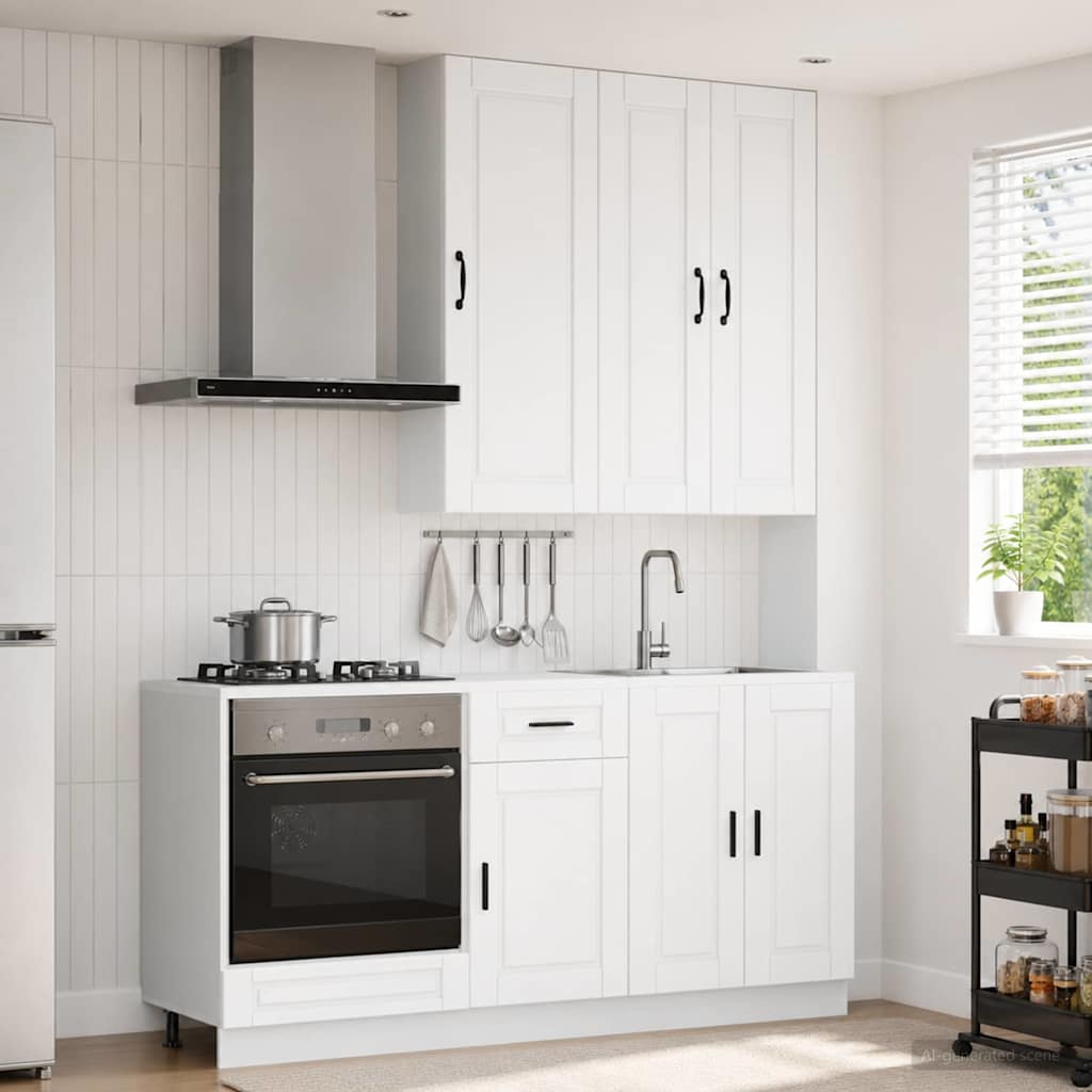 Kuhinjska jedinica PORTO 5 pcs Bijela Konstruirano drvo