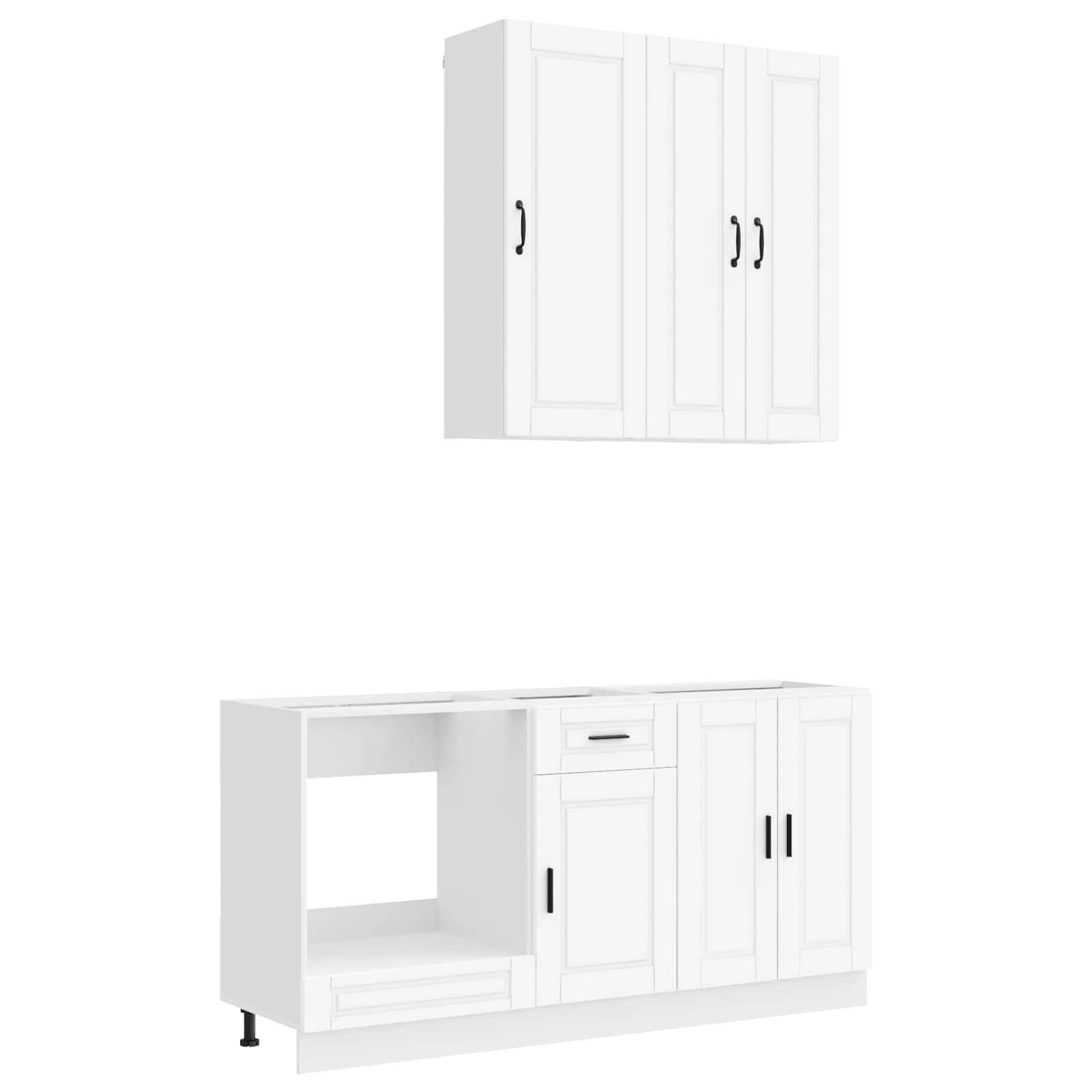 Kuhinjska jedinica PORTO 5 pcs Bijela Konstruirano drvo