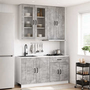 Kuhinjska jedinica KALMAR 4 kom. Betonska siva