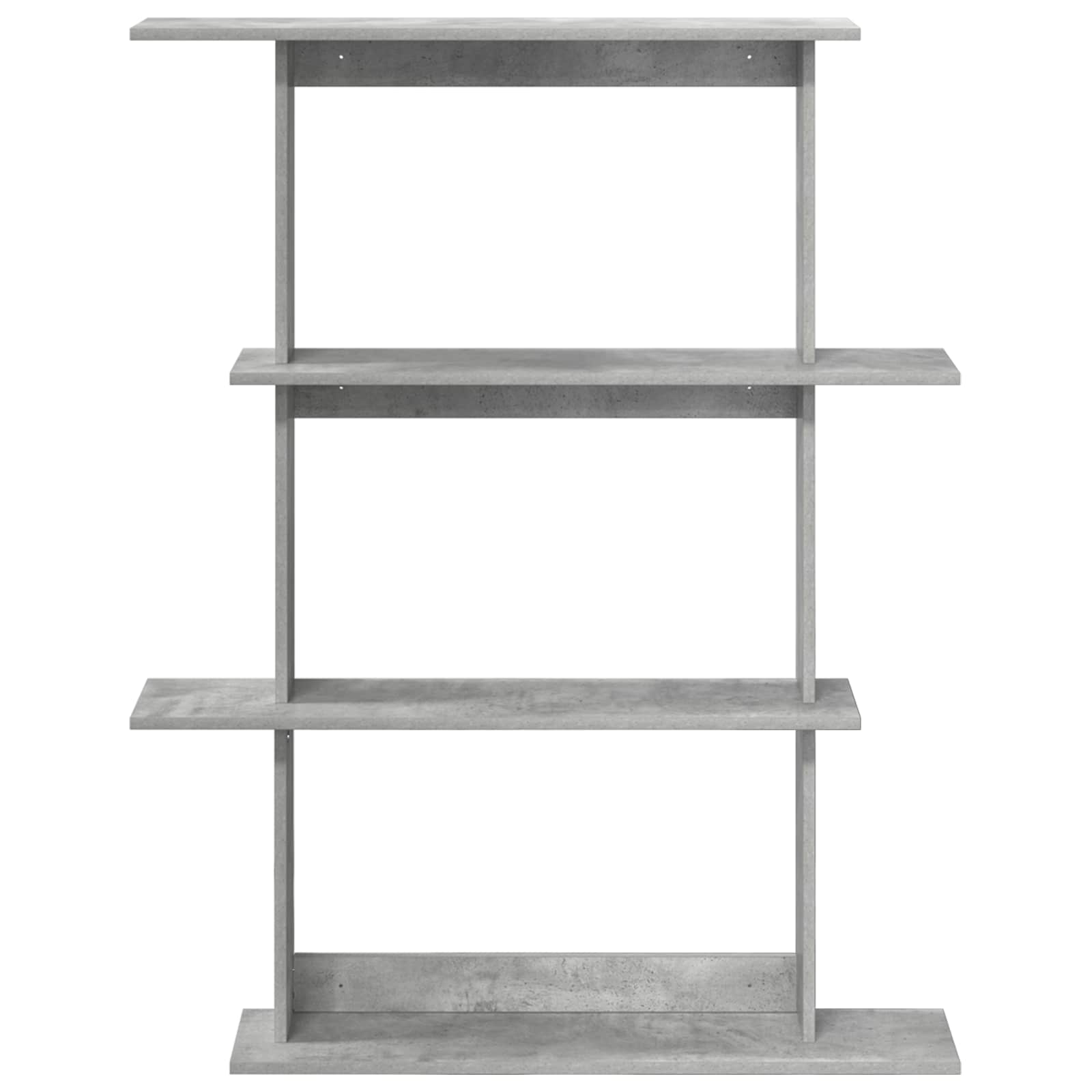 Polica na zidu Betonska siva 100 x 20 x 126 cm