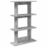 Polica na zidu Zidna montaža Betonska siva 56 x 20 x 90 cm