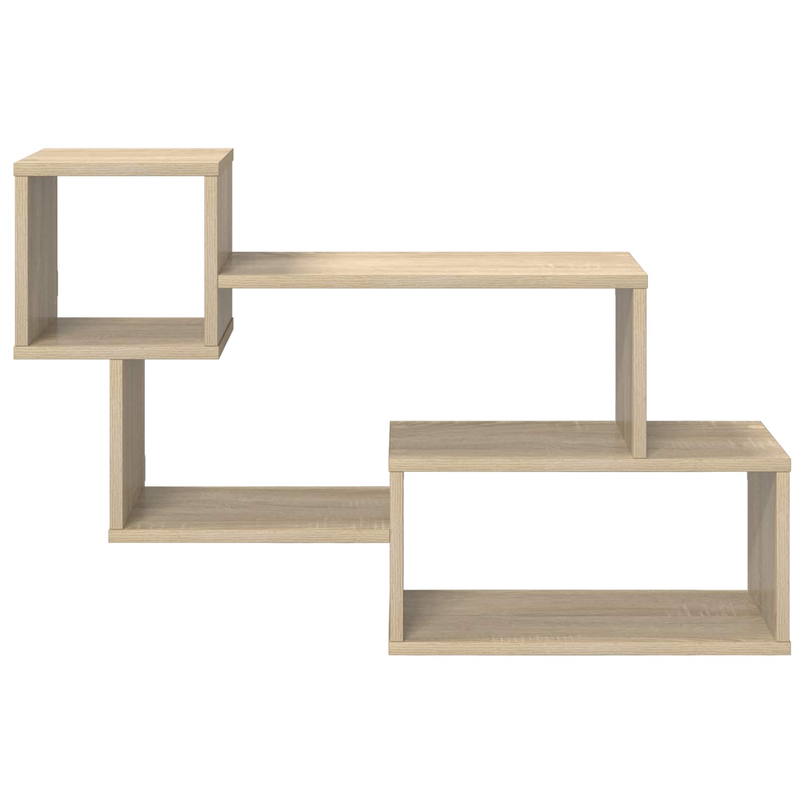 Lebdeća polica Zidna montaža Smeđa 87 x 20 x 55 cm