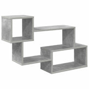 Lebdeća polica Zidna montaža Siva 87 x 20 x 55 cm