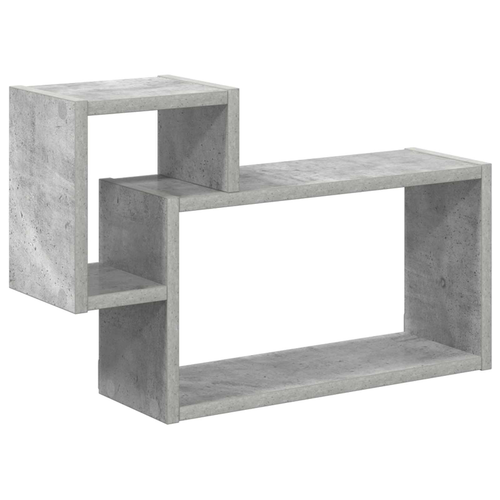 Polica na zidu Zidna montaža Betonska siva 55 x 15 x 35 cm