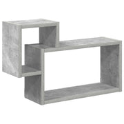 Polica na zidu Zidna montaža Betonska siva 55 x 15 x 35 cm