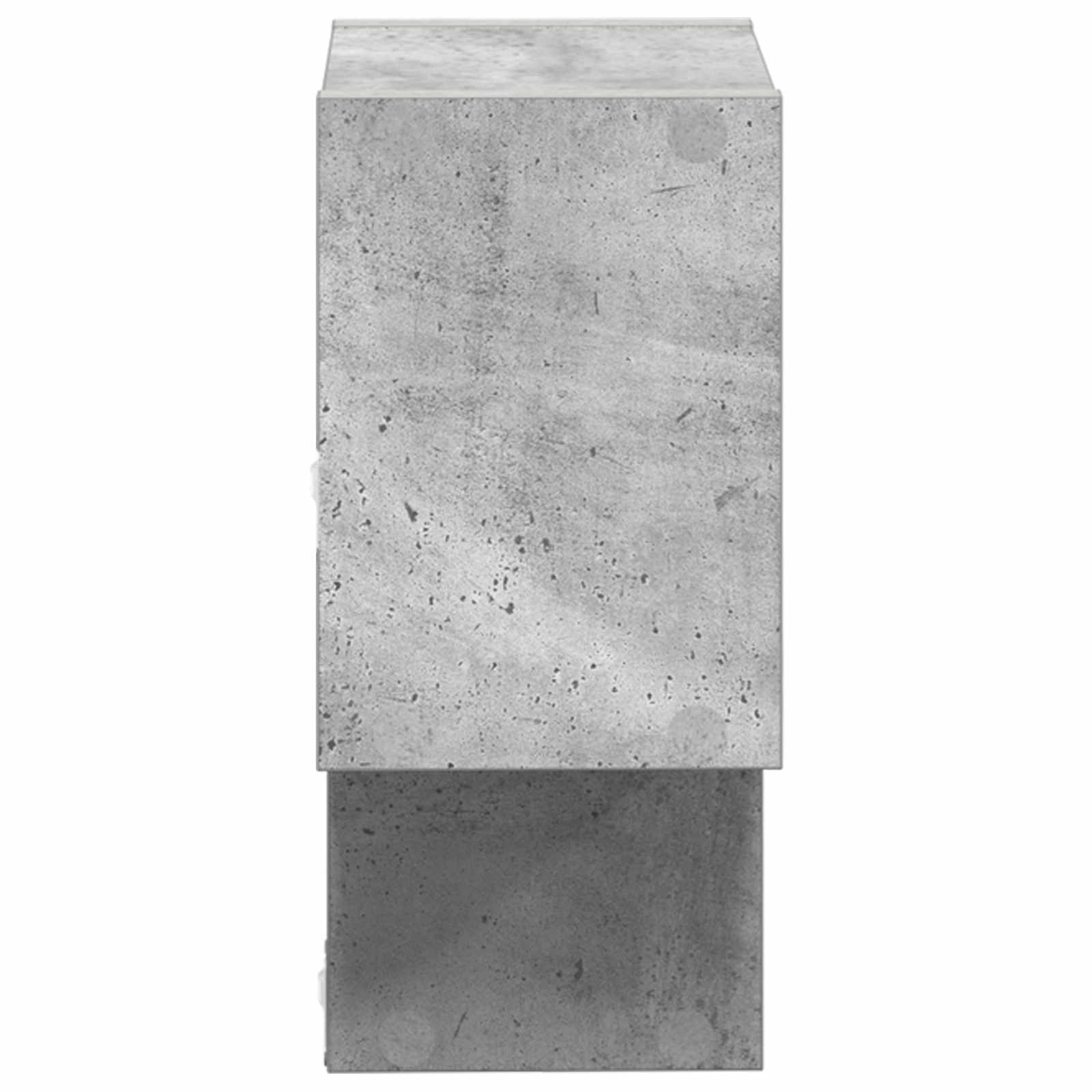 Polica na zidu Zidna montaža Betonska siva 55 x 15 x 35 cm