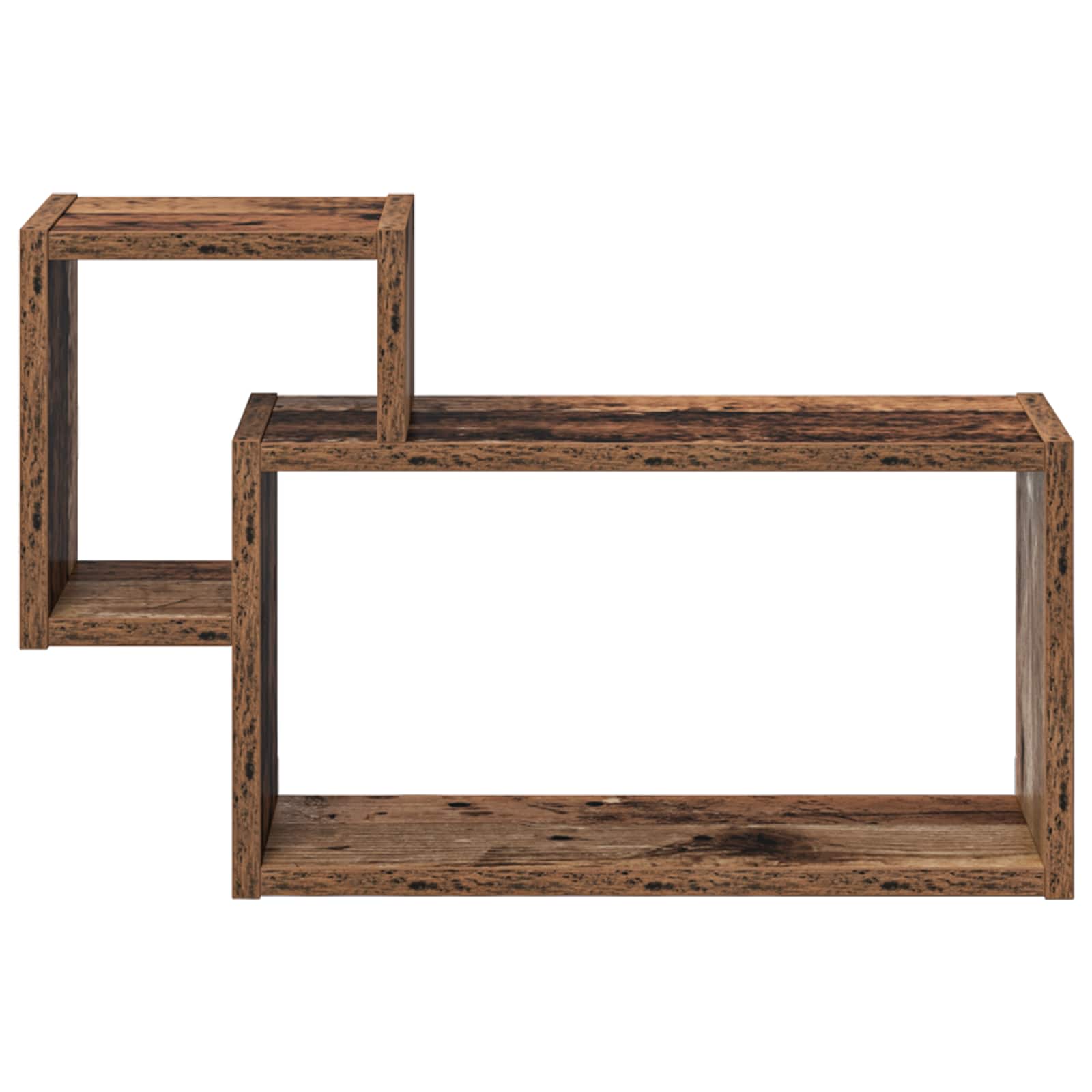 Polica na zidu Zidna montaža Smeđa 55 x 15 x 35 cm