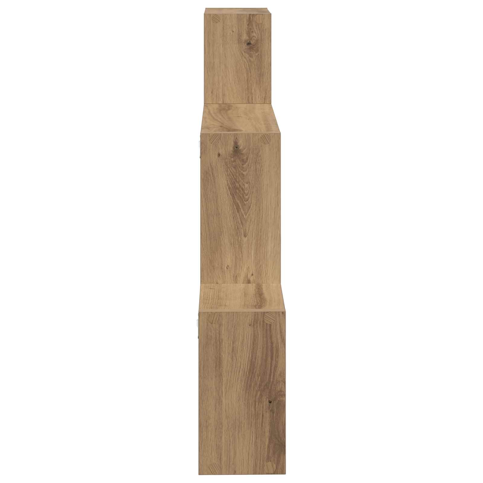 Polica na zidu Zidna montaža Smeđa 91,5 x 15 x 76 cm