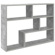 Polica na zidu Zidna montaža Betonska siva 95 x 20 x 69,5 cm