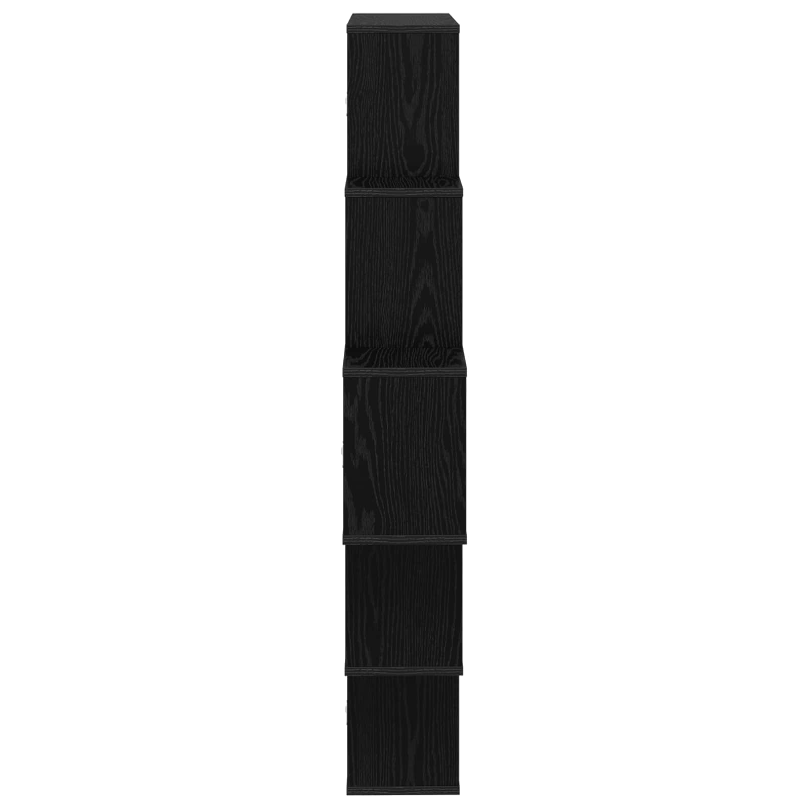 Polica na zidu Crni hrast 120 x 20 x 136 cm Konstruirano drvo